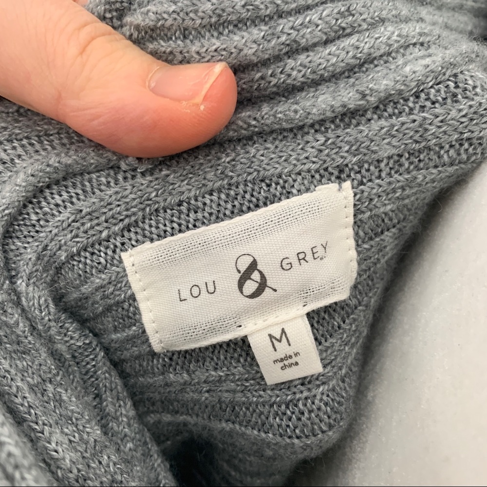 Lou & Grey Ribbed Off-Shoulder Sweater - Picture 9 of 9
